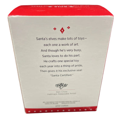 2015 Santa Certified Hallmark Ornament (Santa Certified) QX9099