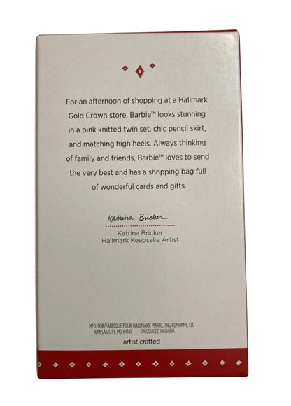 2015 Shopping Hallmark Ornament (Barbie) QXI3214