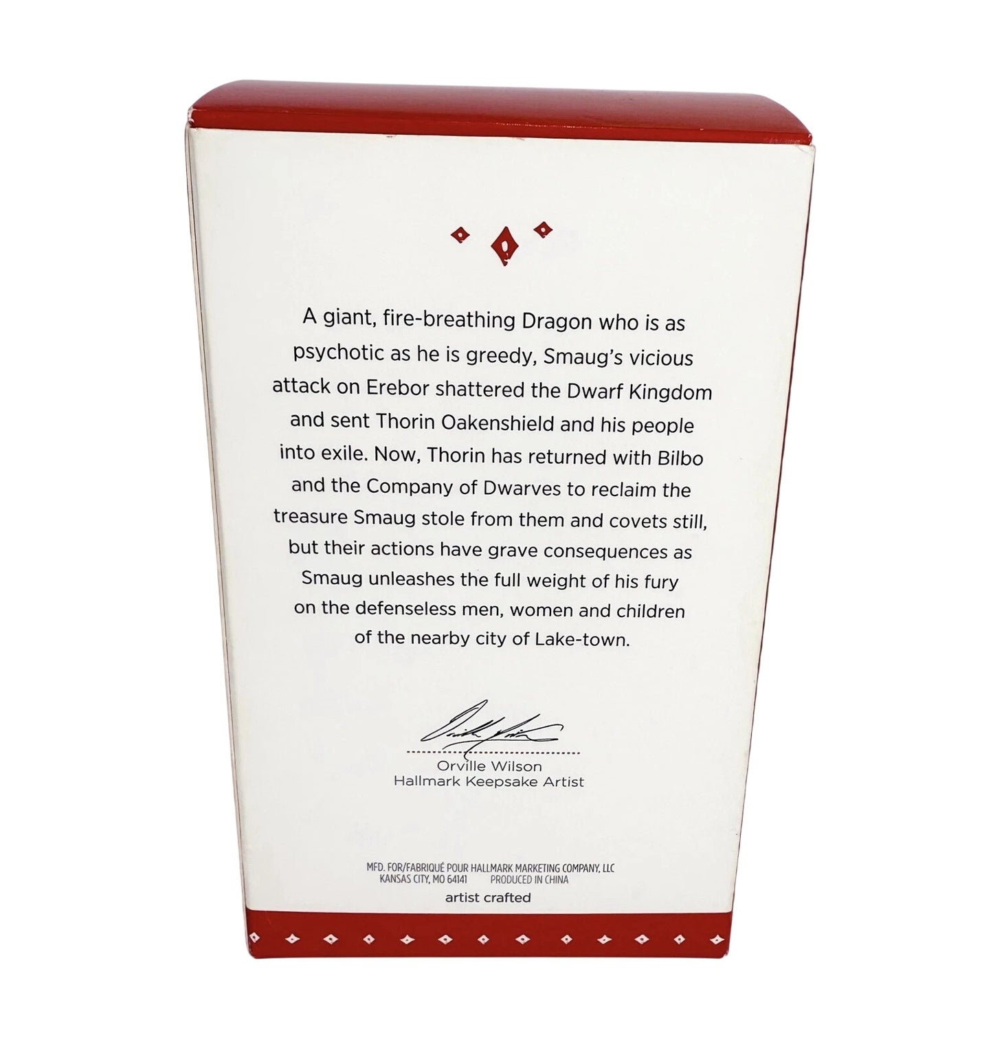 2015 Smaug Awakens Hallmark Ornament (The Hobbit) QXI2257