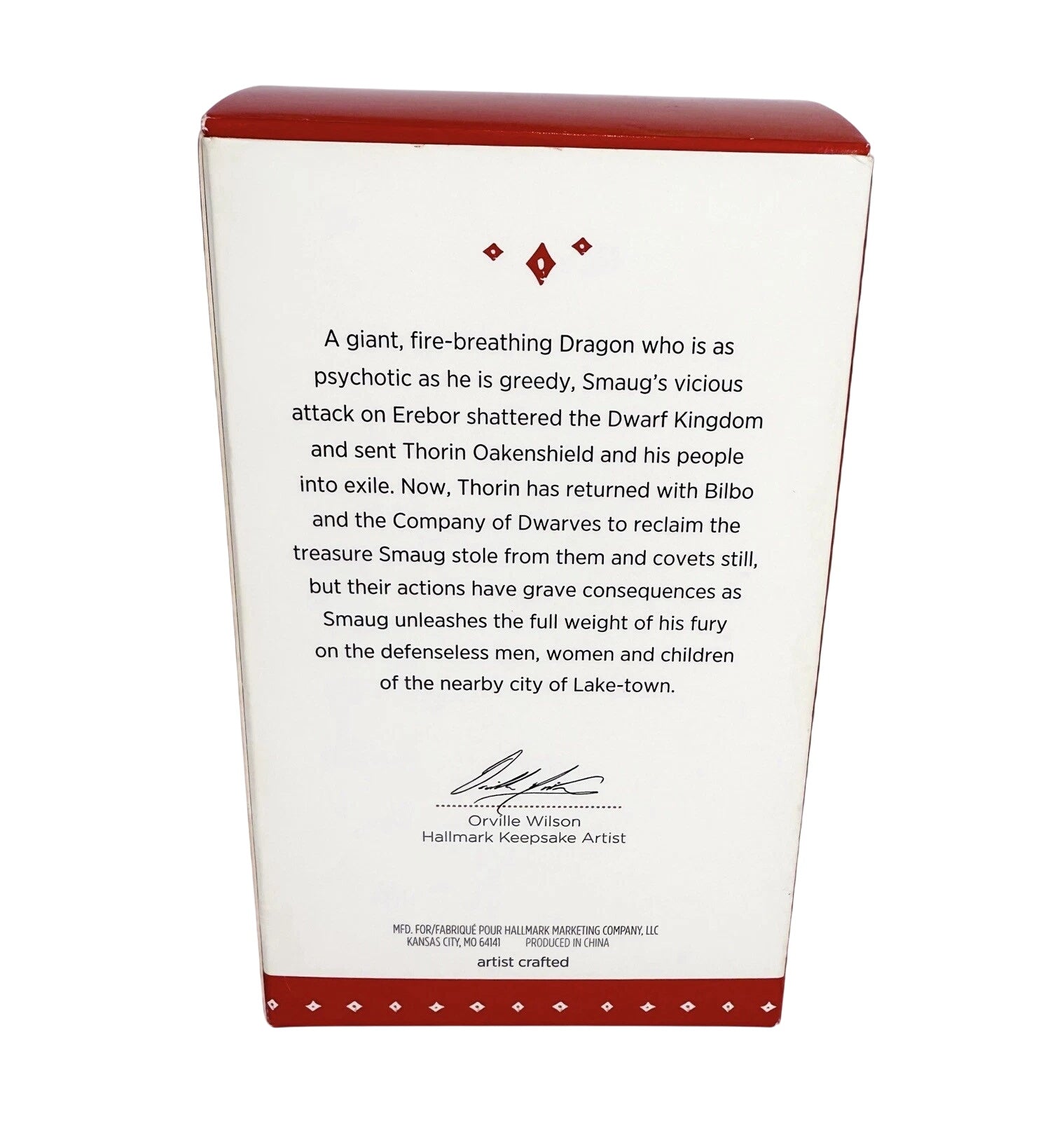 2015 Smaug Awakens Hallmark Ornament (The Hobbit) QXI2257