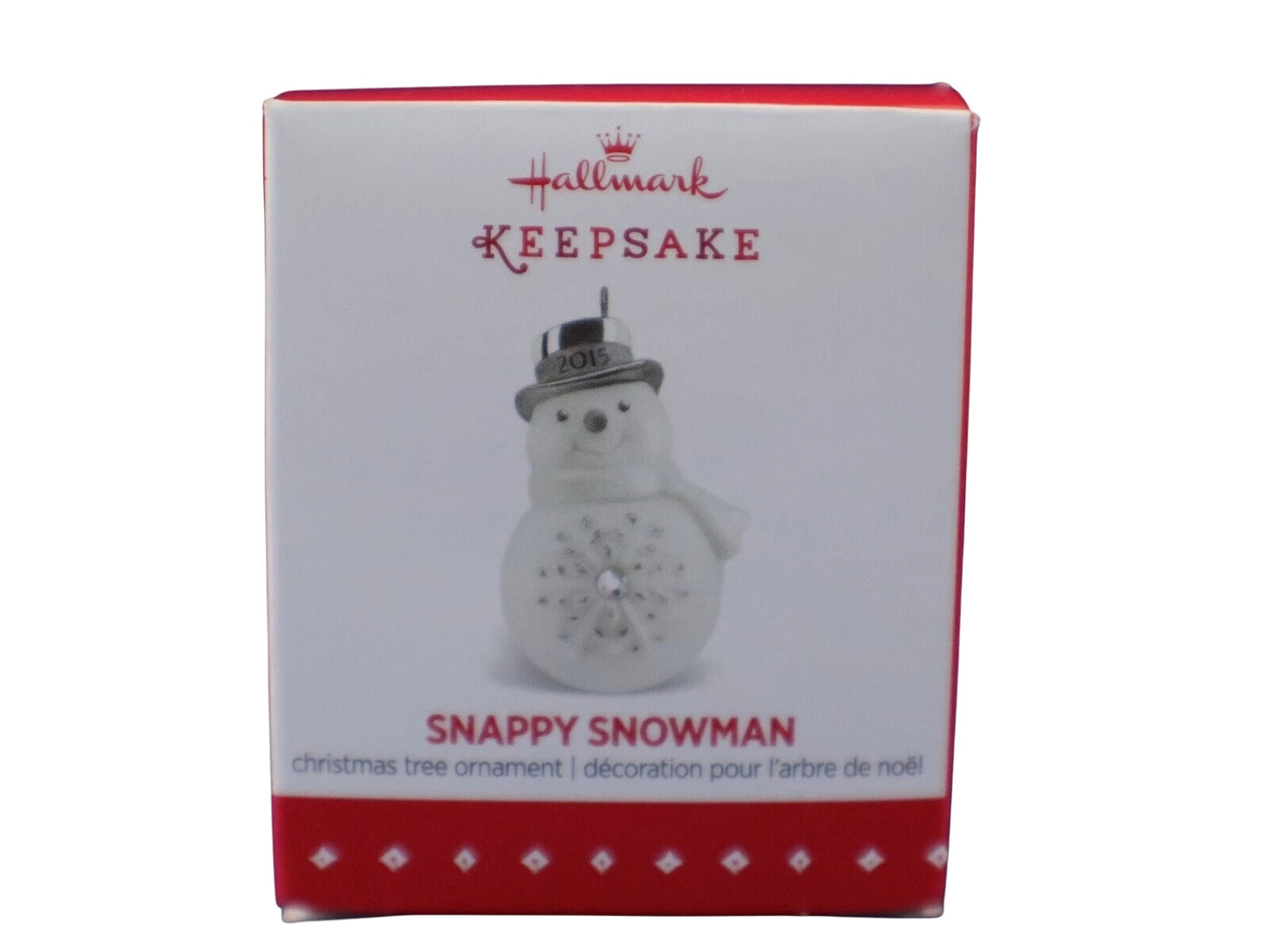 2015 Snappy Snowman Hallmark Ornament (Snowmen) QXM8539
