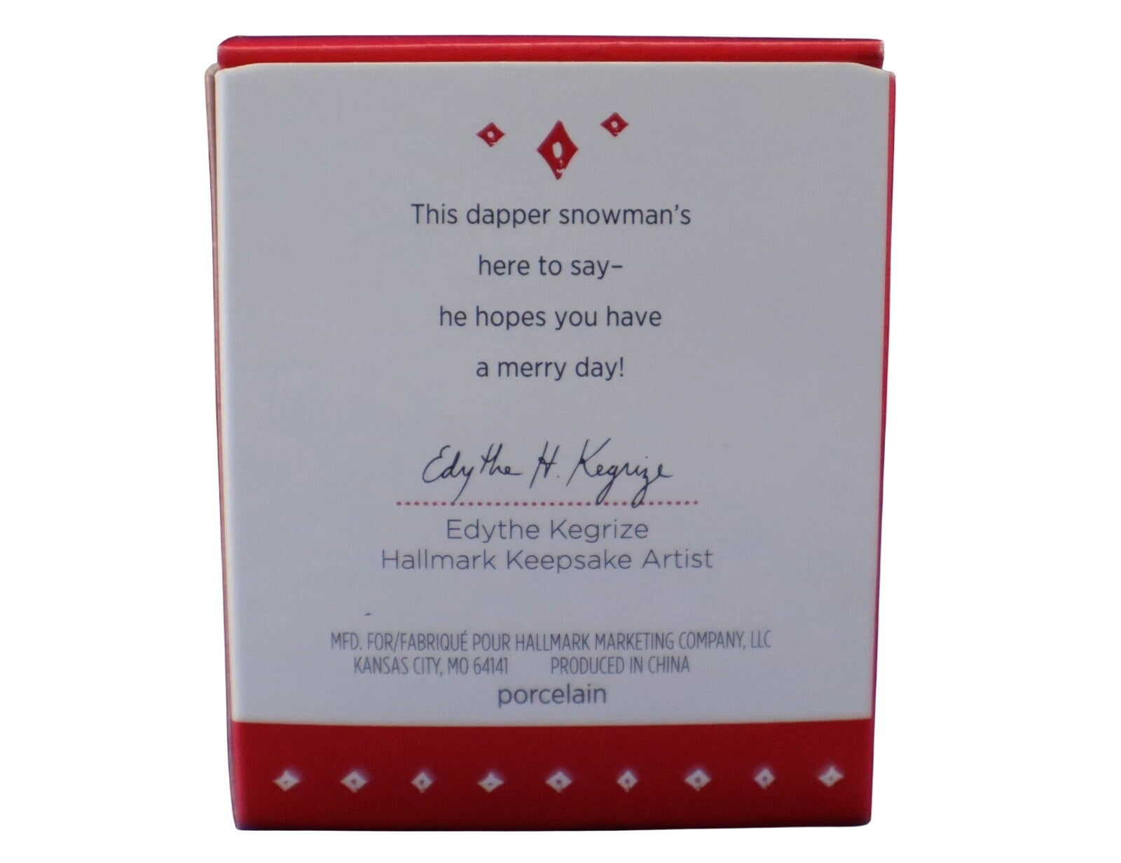 2015 Snappy Snowman Hallmark Ornament (Snowmen) QXM8539