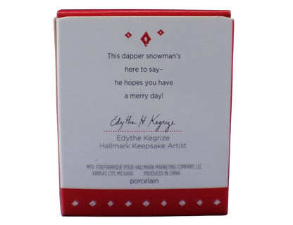 2015 Snappy Snowman Hallmark Ornament (Snowmen) QXM8539