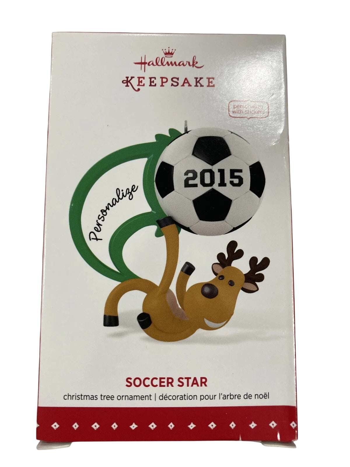2015 Soccer Star Hallmark Ornament (Sports & Activities) QGO1409
