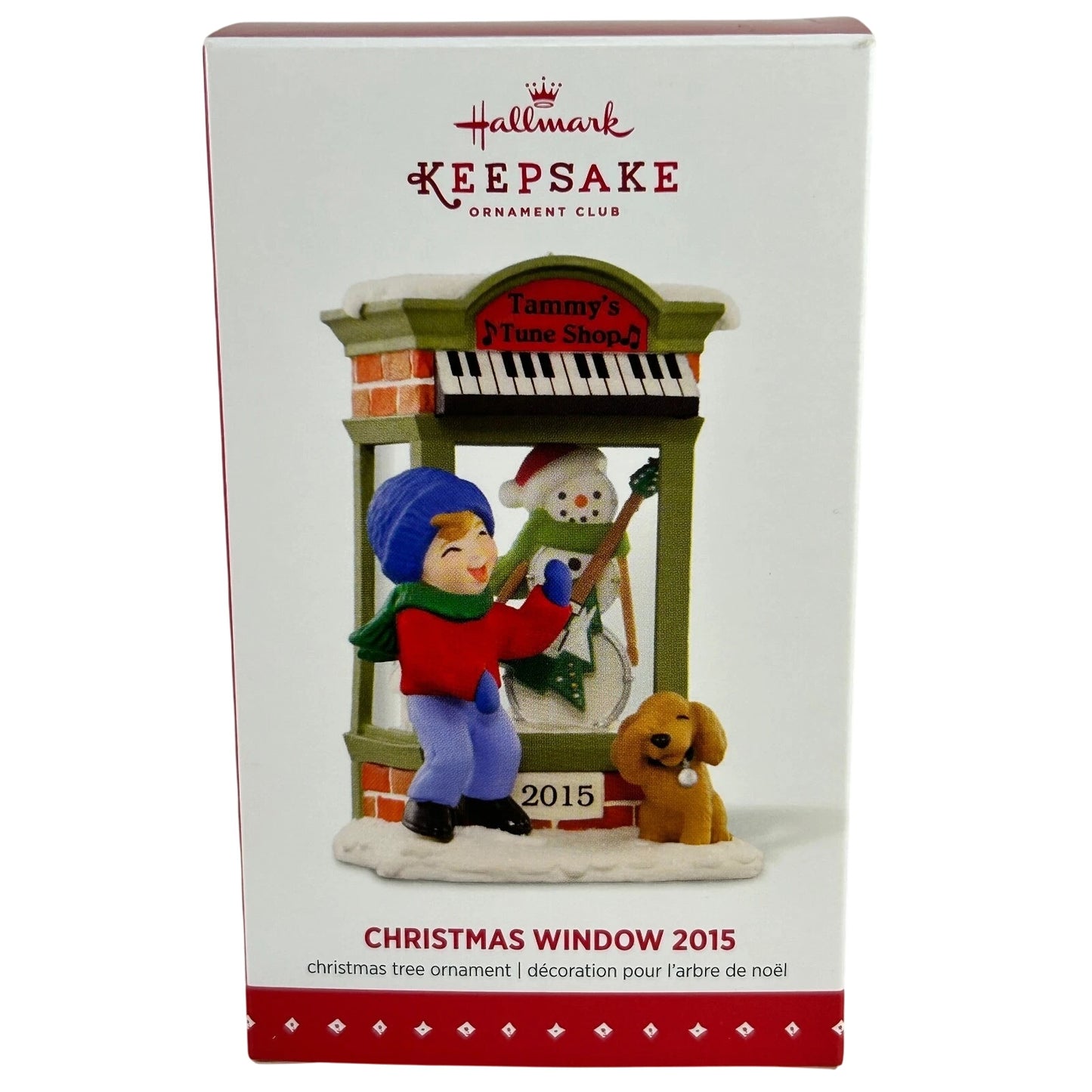 2015 Tammy's Tune Shop Hallmark Ornament (Christmas Window) QXC5127