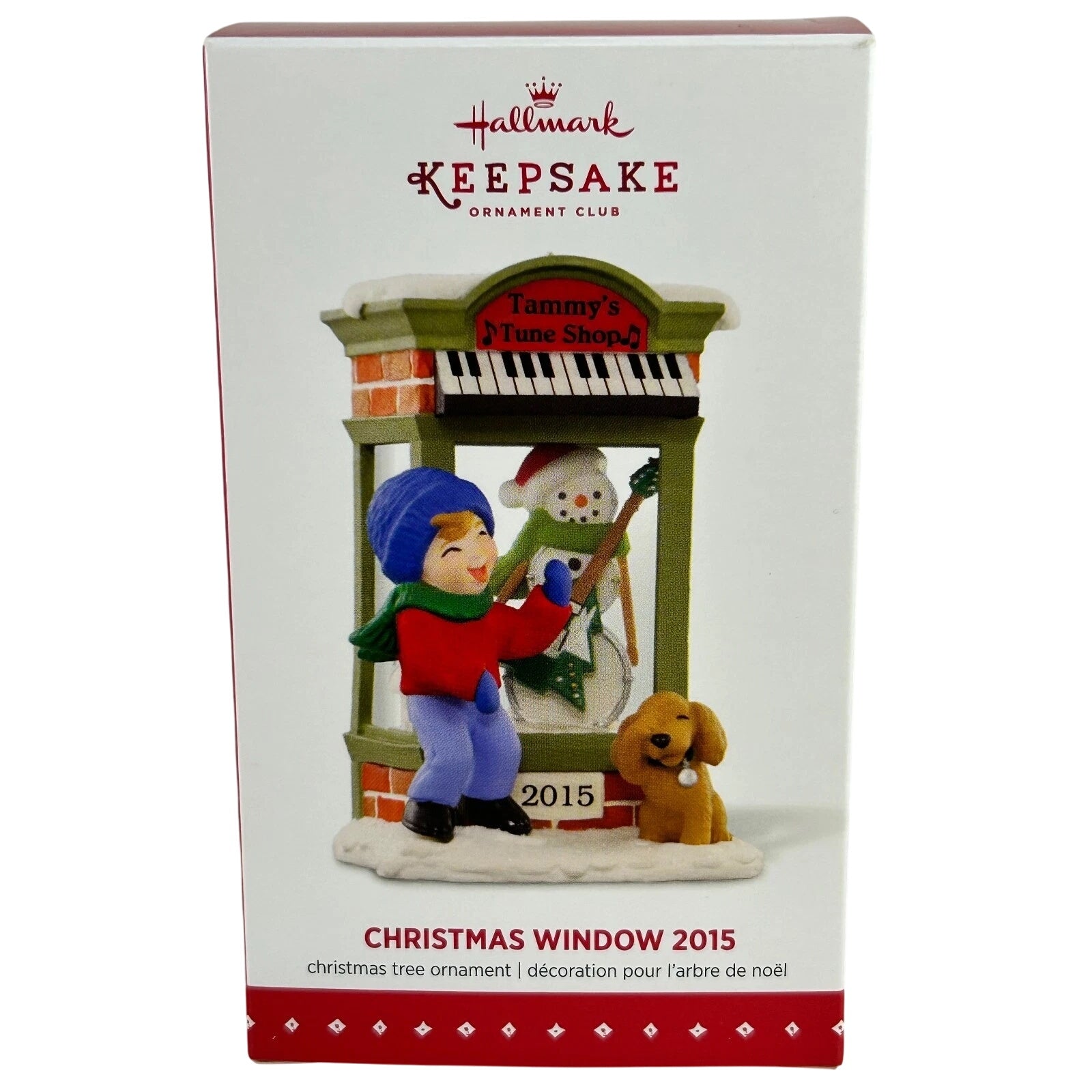 2015 Tammy's Tune Shop Hallmark Ornament (Christmas Window) QXC5127