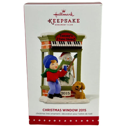 2015 Tammy's Tune Shop Hallmark Ornament (Christmas Window) QXC5127