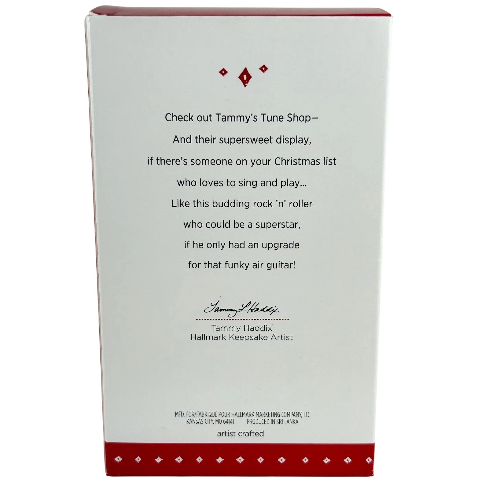 2015 Tammy's Tune Shop Hallmark Ornament (Christmas Window) QXC5127