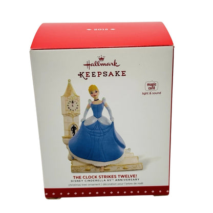 2015 The Clock Strikes Twelve! Hallmark Ornament (Cinderella 65th Anniversary) QXD6067