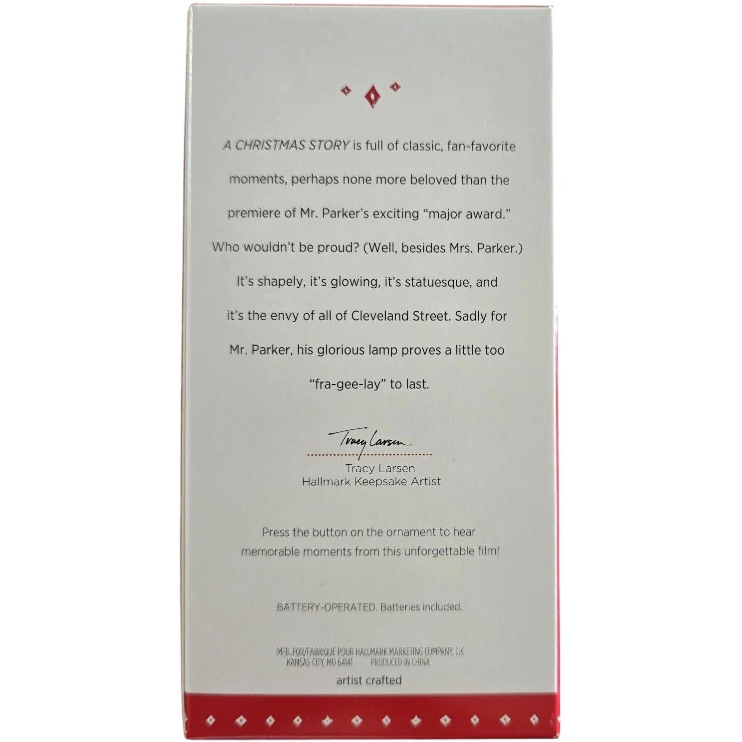 2015 The Envy of Cleveland Street Hallmark Ornament (A Christmas Story) QXI2269