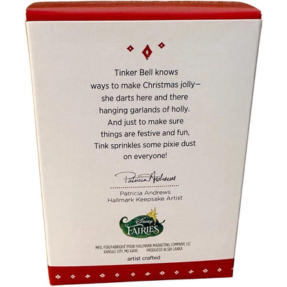 2015 Tink The Halls Hallmark Ornament (Tinker Bell) QXD6097