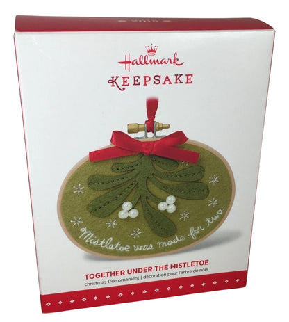 2015 Together Under The Mistletoe Hallmark Ornament (Our Christmas Together) QGO1569
