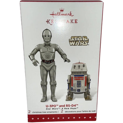 2015 U-3PO and R5-D4 Hallmark Ornament (Star Wars) QMP4092
