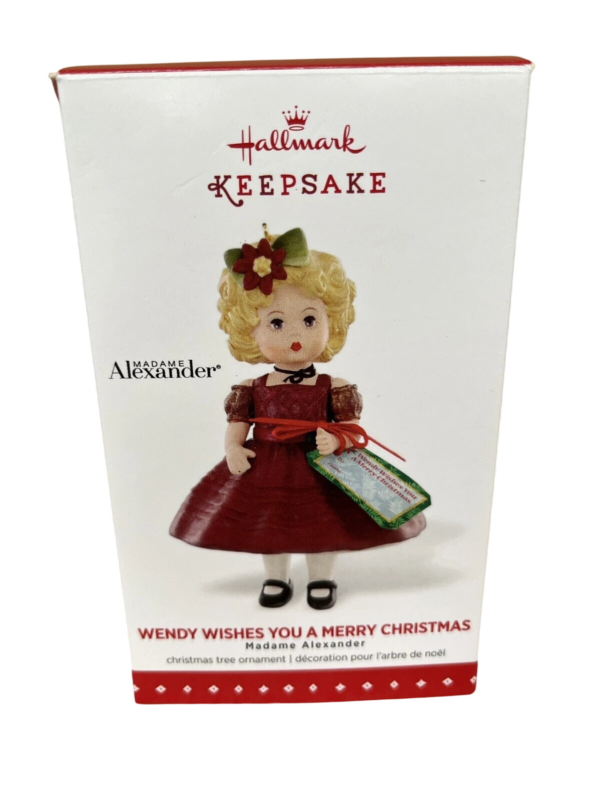 2015 Wendy WIshes You a Merry Christmas Hallmark Ornament (Madame Alexander) QX9147
