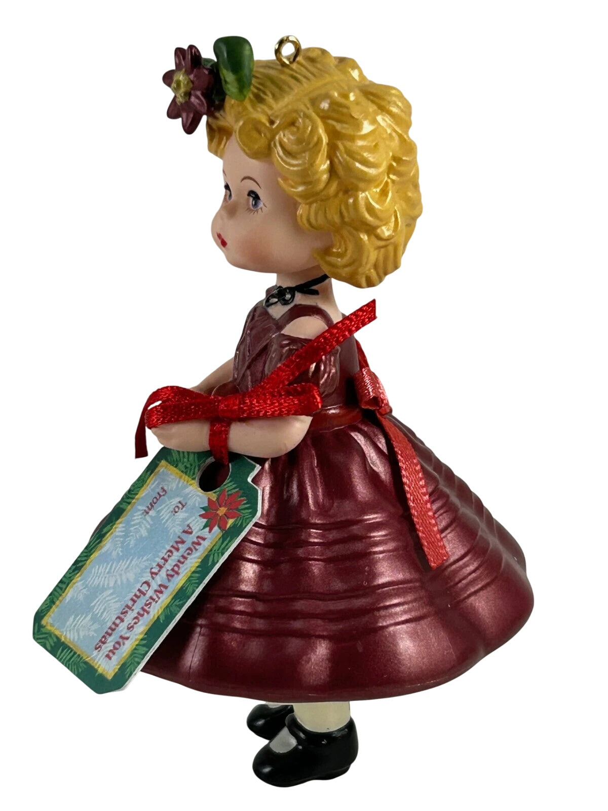 2015 Wendy WIshes You a Merry Christmas Hallmark Ornament (Madame Alexander) QX9147