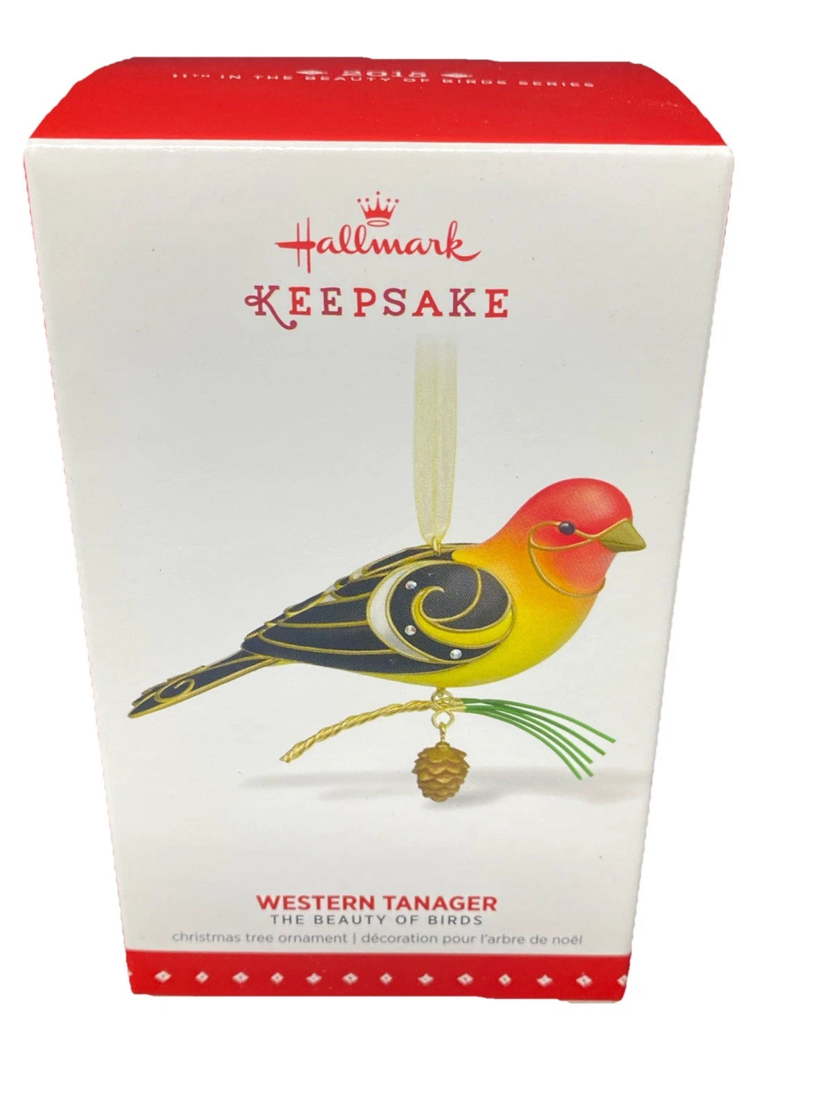 2015 Western Tanager Hallmark Ornament (Beauty of Birds) QX9159