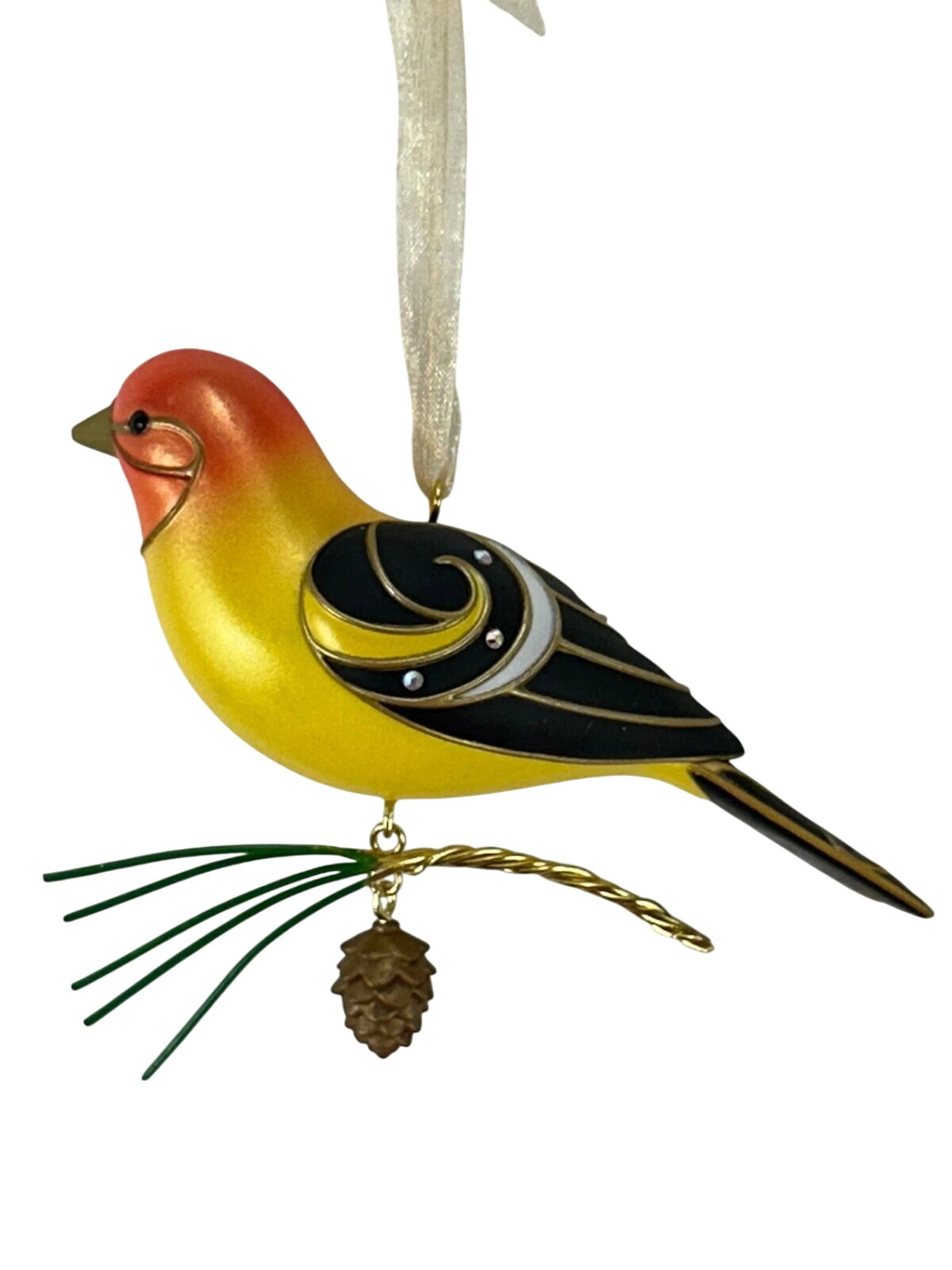2015 Western Tanager Hallmark Ornament (Beauty of Birds) QX9159