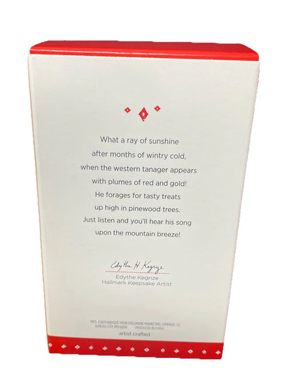 2015 Western Tanager Hallmark Ornament (Beauty of Birds) QX9159