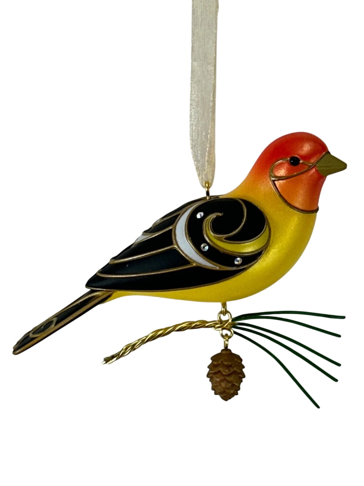 2015 Western Tanager Hallmark Ornament (Beauty of Birds) QX9159