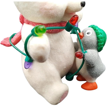 2015 Wrapped Up In Friendship Hallmark Ornament (Snowball and Tuxedo) QX9157