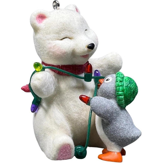 2015 Wrapped Up In Friendship Hallmark Ornament (Snowball and Tuxedo) QX9157