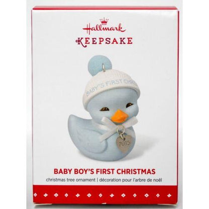 2015 Baby Boy's First Christmas Hallmark Ornament (Baby's First Christmas) QGO1069