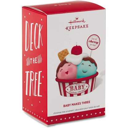 2015 Baby Makes Three Hallmark Ornament (Food) QGO1129