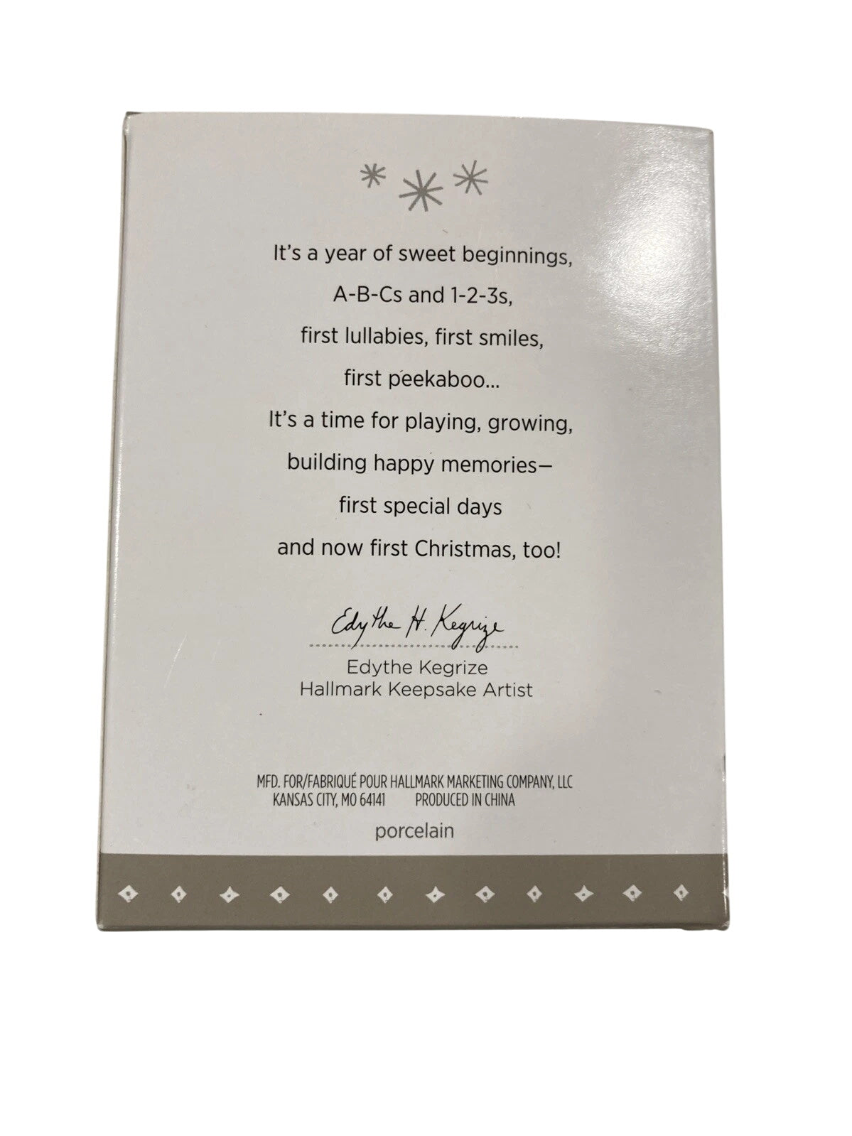 2015 Baby's First Christmas Hallmark Ornament (Baby's First Birthday) QHX1067