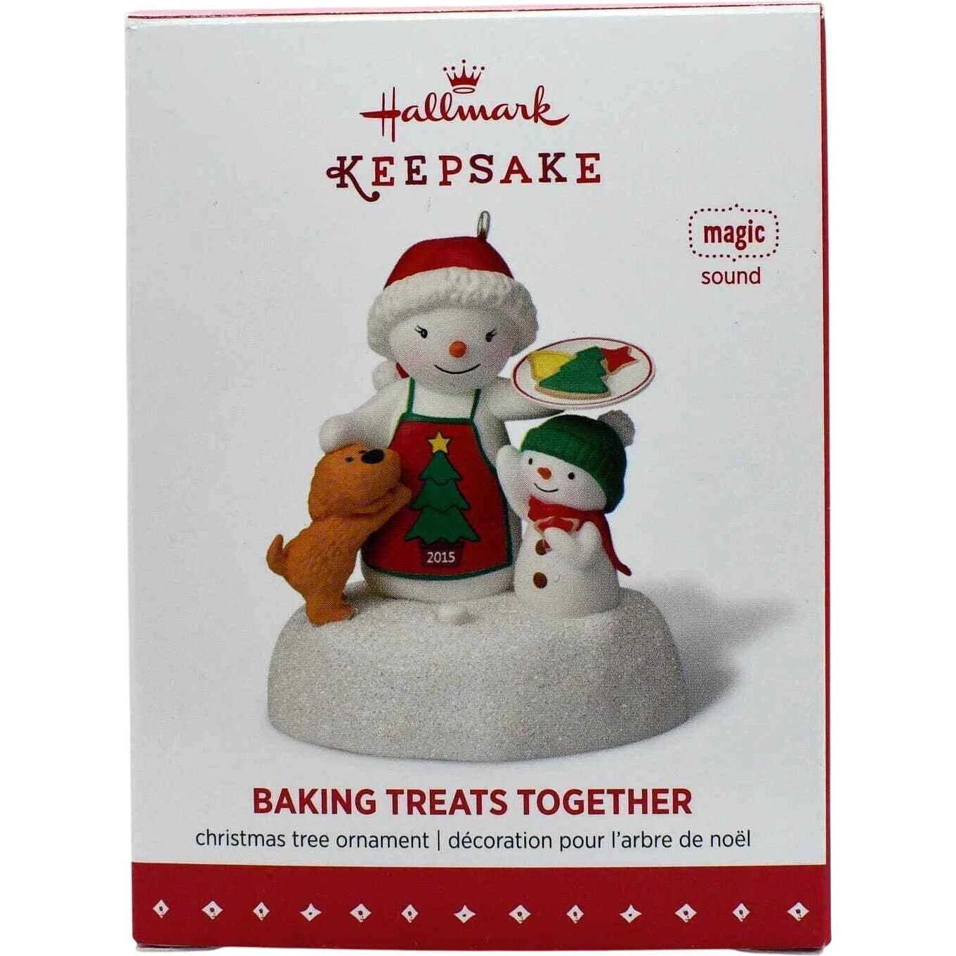 2015 Baking Treats Together Hallmark Ornament (Snowman) QGO5017
