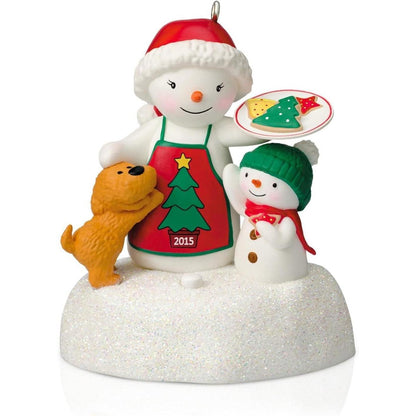 2015 Baking Treats Together Hallmark Ornament (Snowman) QGO5017