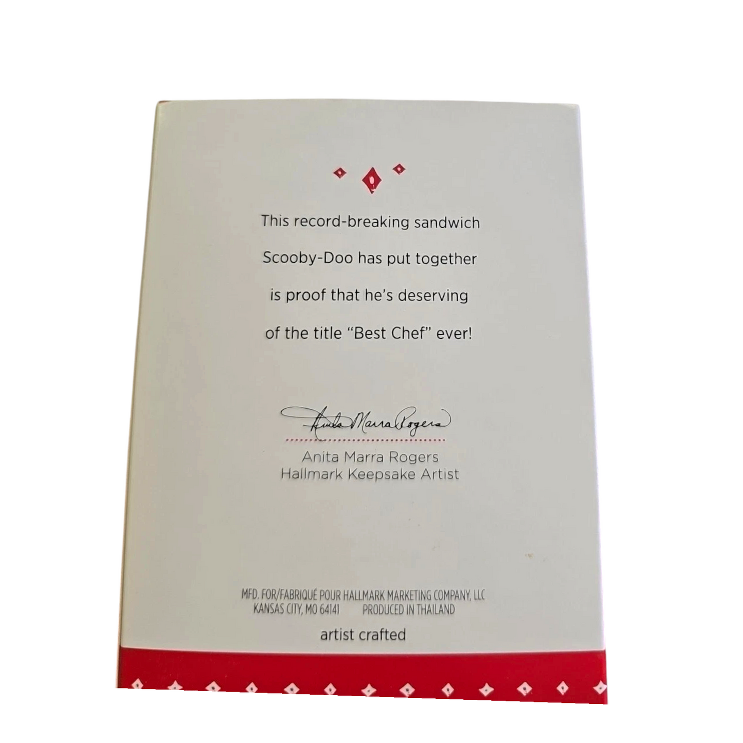 2015 Best Chef Hallmark Ornament (Scooby-Doo) QXI2199