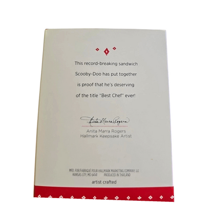 2015 Best Chef Hallmark Ornament (Scooby-Doo) QXI2199