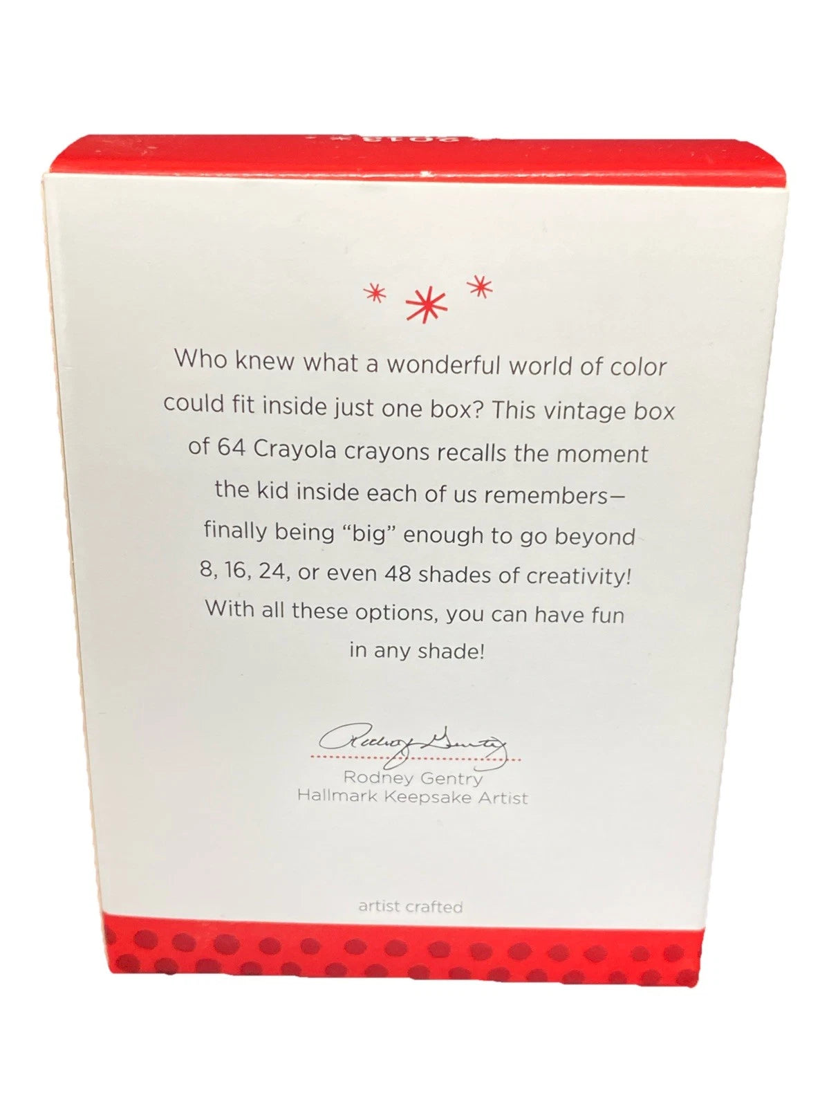 2015 Big Box of 64! Hallmark Ornament (Crayola) QXI3681