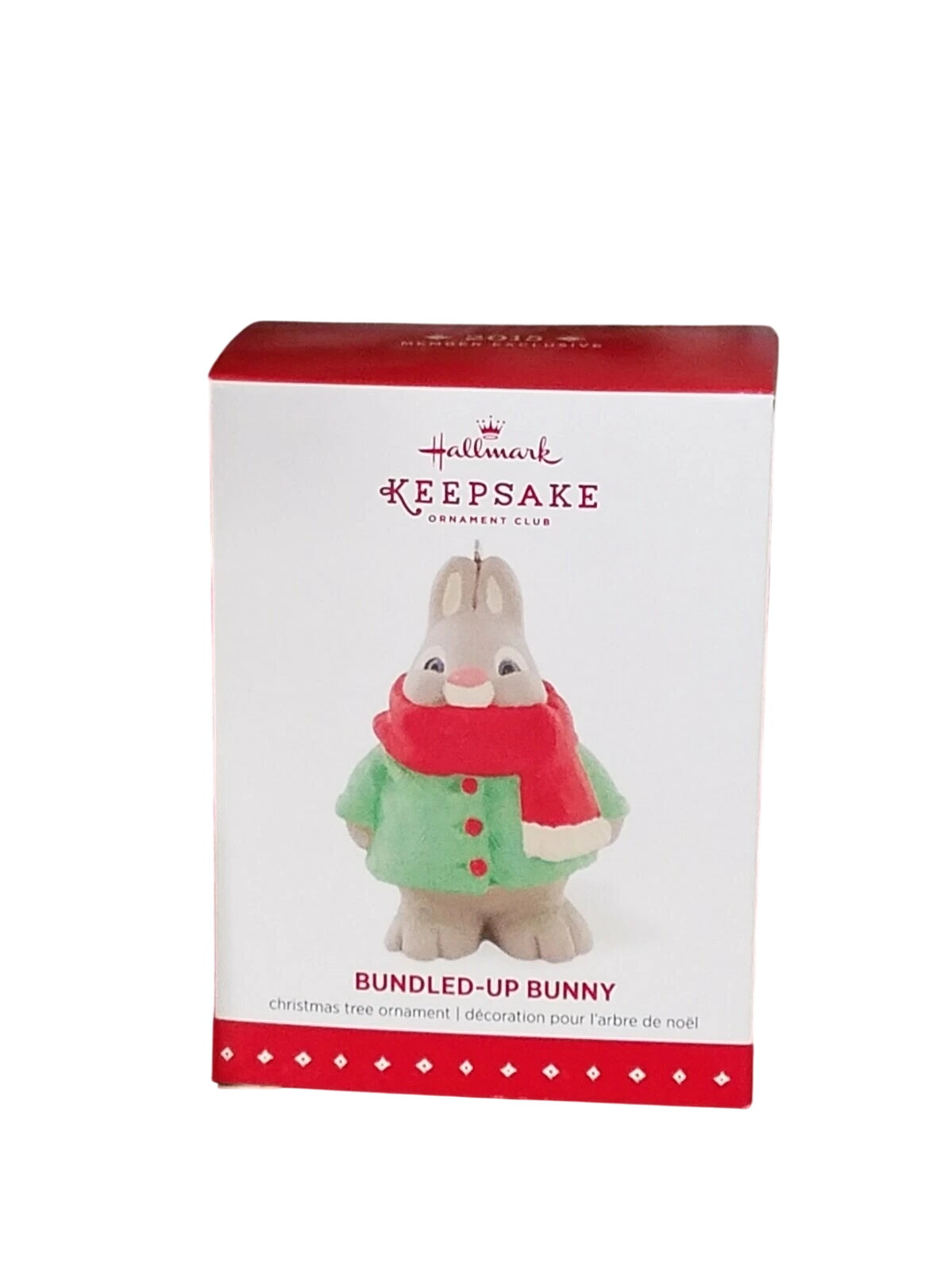 2015 Bundled-Up Bunny Hallmark Ornament (Bunny) LPR3347