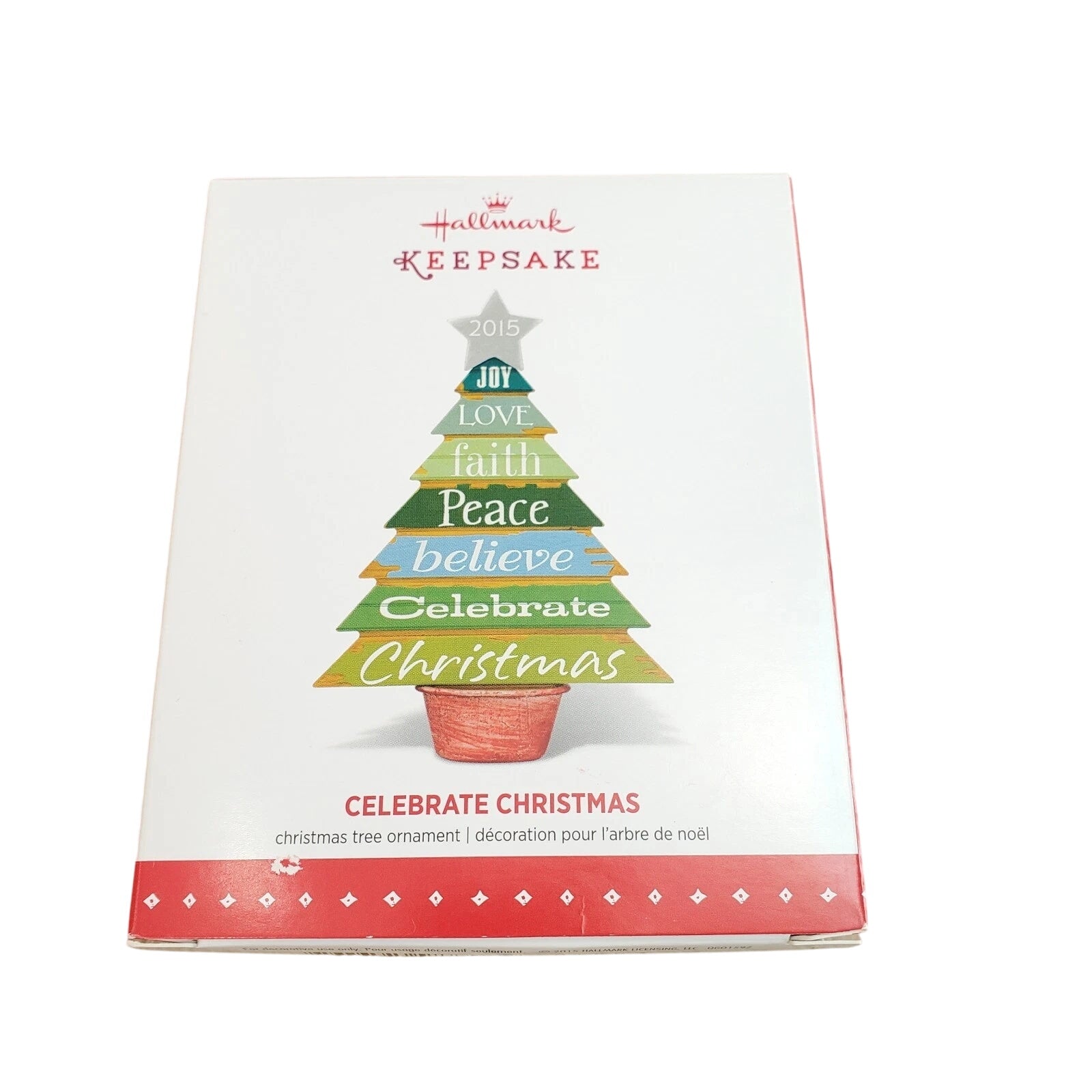 2015 Celebrate Christmas Hallmark Ornament (Christmas Tree) QGO1597
