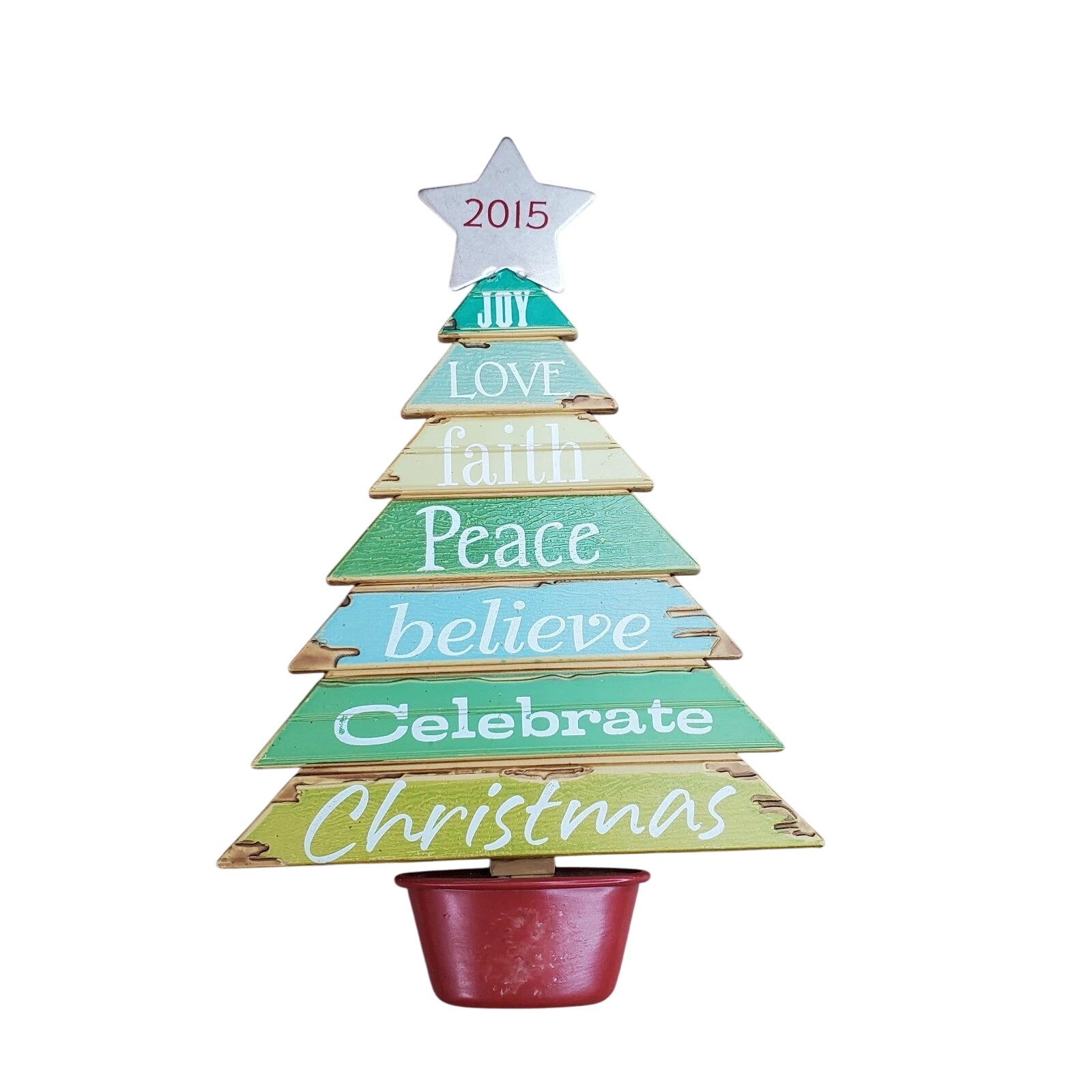 2015 Celebrate Christmas Hallmark Ornament (Christmas Tree) QGO1597