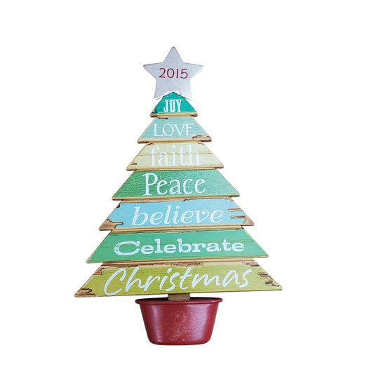 2015 Celebrate Christmas Hallmark Ornament (Christmas Tree) QGO1597