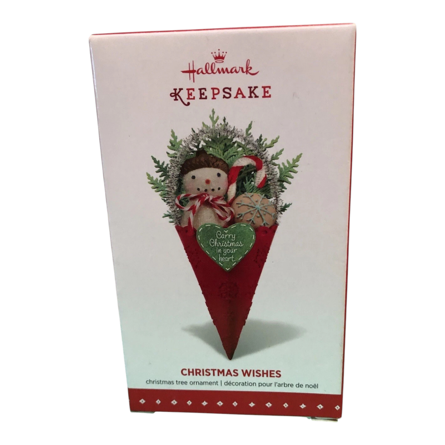2015 Christmas Wishes Hallmark Ornament (Wreath) QGO1559