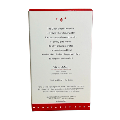 2015 Clock Shop Hallmark Ornament (Noelville) QCX9167