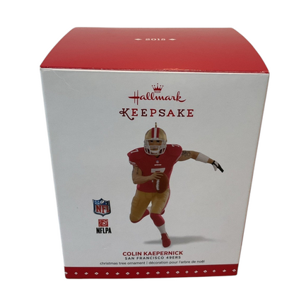 2015 Colin Kaepernick Hallmark Ornament (Football Legends) QXI2717
