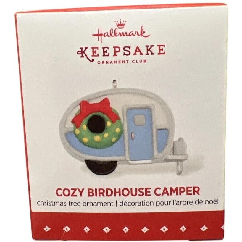 2015 Cozy Birdhouse Camper Hallmark Ornament (Happy Camper) QXC5149