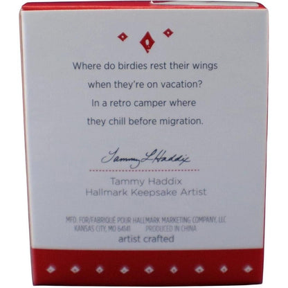 2015 Cozy Birdhouse Camper Hallmark Ornament (Happy Camper) QXC5149