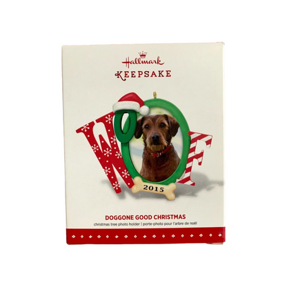 2015 Doggone Good Christmas Hallmark Ornament (Photo Holder) QGO1249 Image2