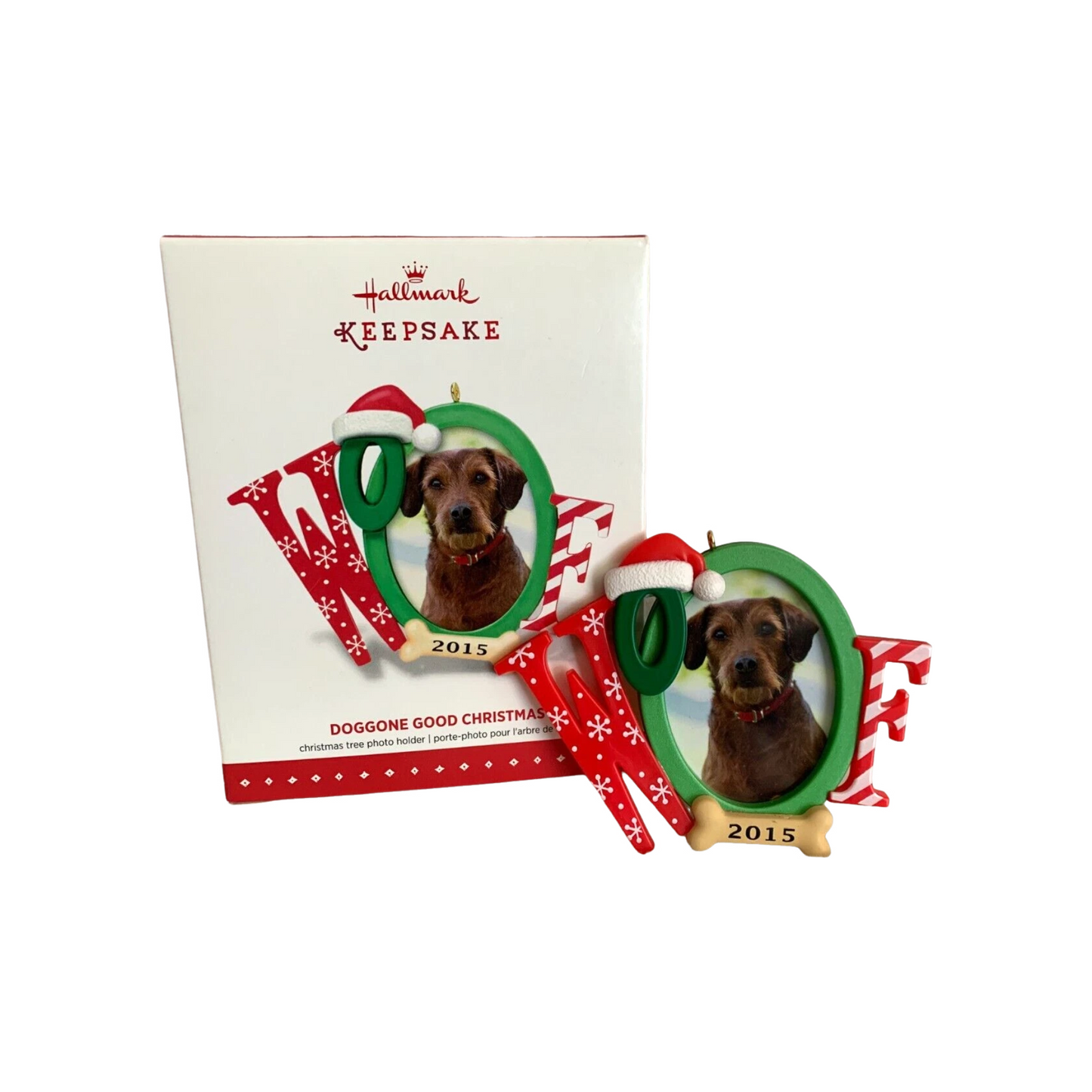 2015 Doggone Good Christmas Hallmark Ornament (Photo Holder) QGO1249 Image3