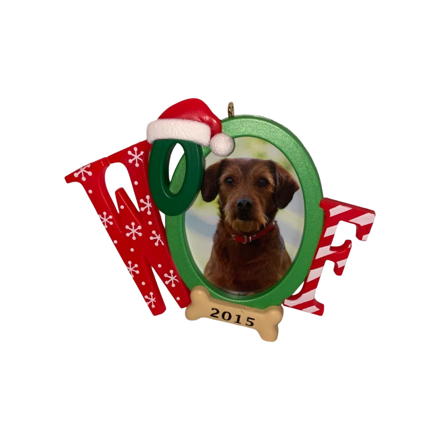 2015 Doggone Good Christmas Hallmark Ornament (Photo Holder) QGO1249 Image4