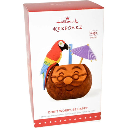 2015 Don't Worry, Be Happy Hallmark Ornament (Beach) QGO1047