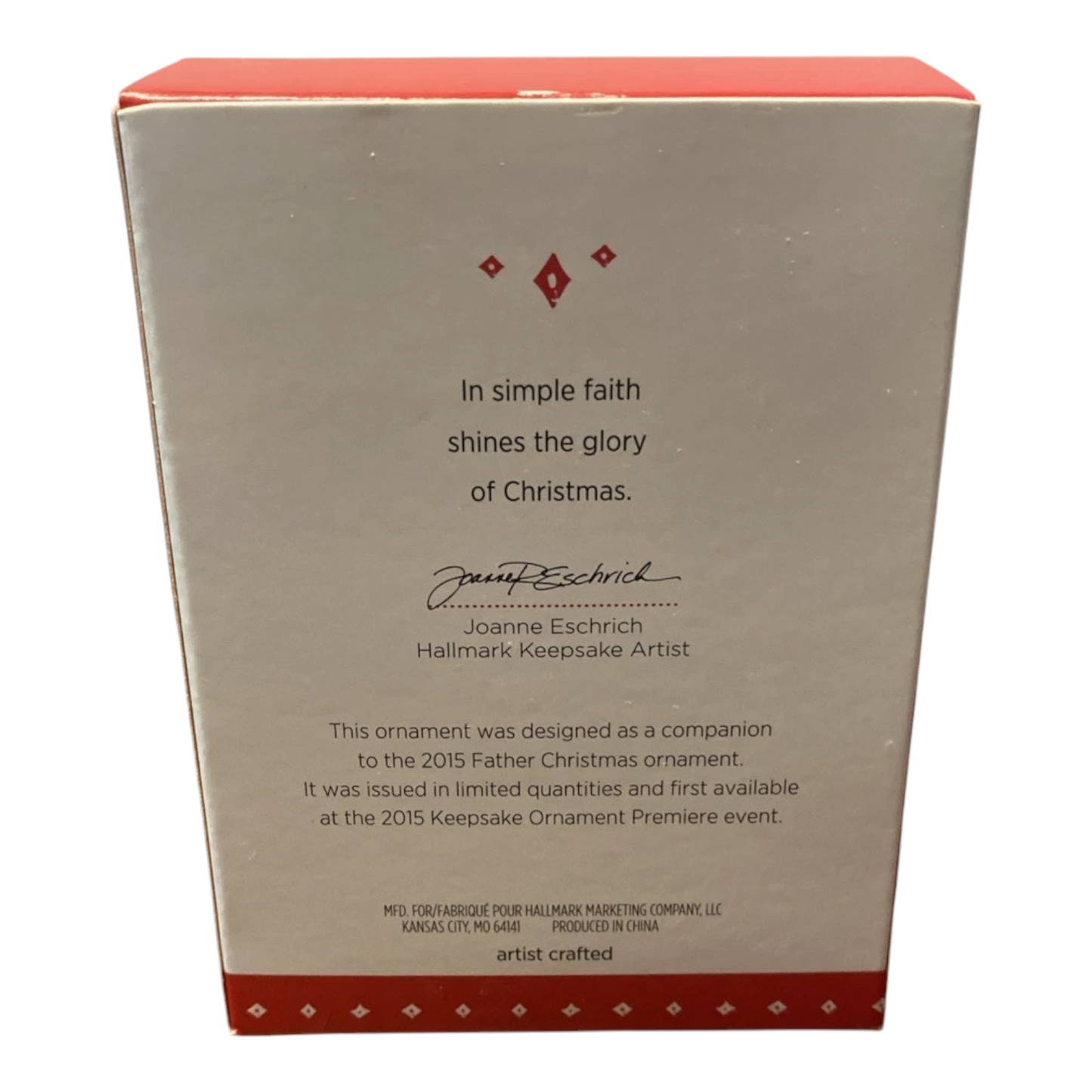 2015 Father Christmas'sPolar Bear Hallmark Ornament (Father Christmas) QXE3779