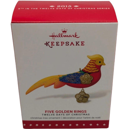 2015 Five Golden Rings Hallmark Ornament (Twelve Days of Christmas) QX9179