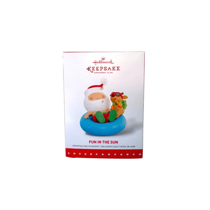 2015 Fun in the Sun (Kringle and Kris) Hallmark Ornament QXC5267 Image2