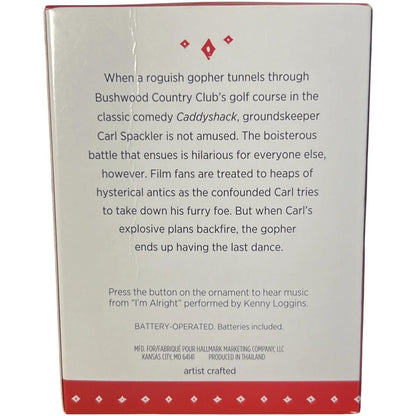 2015 Go, Gopher, Go! Hallmark Ornament (Caddyshack) QXI2137